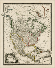 North America Map By Conrad Malte-Brun