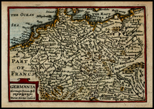 Netherlands, Poland and Germany Map By John Speed