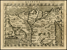 Egypt and North Africa Map By Giovanni Antonio Magini