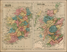 Scotland and Ireland Map By Charles Morse