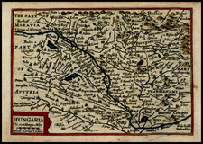 Austria and Hungary Map By John Speed