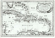 Caribbean Map By Nicolas Sanson