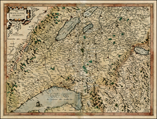 Switzerland Map By  Gerard Mercator