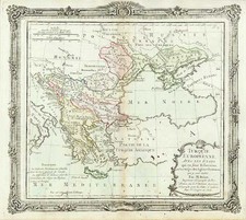 Europe, Russia, Balkans, Turkey and Greece Map By Louis Brion de la Tour