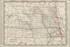 Plains Map By George F. Cram