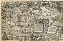 World and World Map By Sebastian Munster - Simon Grynaeus