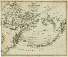 Polar Maps, Alaska, China, Other Islands, Pacific and Russia in Asia Map By Land Industrie Comptoirs