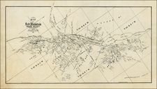 Rocky Mountains Map By W. A. Sherman