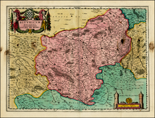 France Map By Willem Janszoon Blaeu