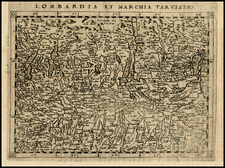 Italy Map By Giovanni Antonio Magini