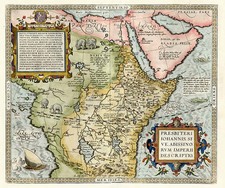 Africa, Africa, North Africa, East Africa and West Africa Map By Abraham Ortelius