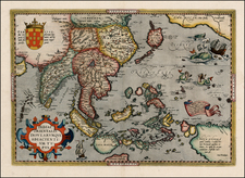 Southeast Asia, Philippines, Australia & Oceania, Australia and Oceania Map By Abraham Ortelius