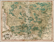 France Map By  Gerard Mercator