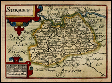 British Isles Map By John Speed