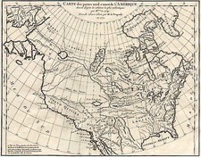 North America Map By Denis Diderot