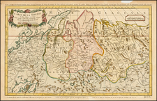 Europe, Russia, Asia, Central Asia & Caucasus and Russia in Asia Map By Jacques Nicolas Bellin