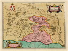 France Map By Willem Janszoon Blaeu