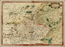 France Map By  Gerard Mercator