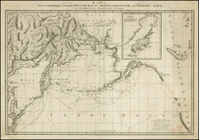 Polar Maps, Alaska, Pacific, Russia in Asia, California and Canada Map By Alexander Wilbrecht