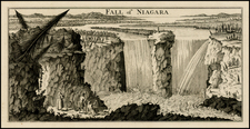 North America and Canada Map By William Toms