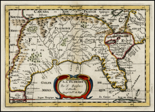 Florida, South and Southeast Map By Nicolas Sanson