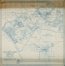 California Map By Cal. State Mining Bureau Dept. of Petroleum & Gas 