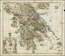 Greece Map By Leonard Von Euler