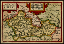 British Isles Map By John Speed