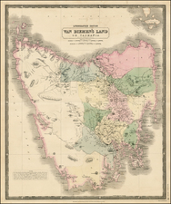 Australia Map By W. & A.K. Johnston