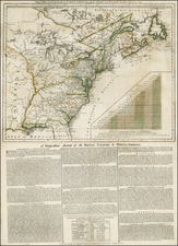 United States and North America Map By Robert Sayer  &  John Bennett