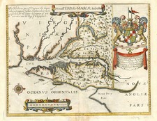 Mid-Atlantic and Southeast Map By John Ogilby