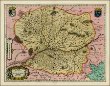 France Map By Willem Janszoon Blaeu