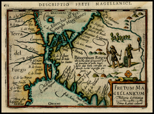 South America Map By Petrus Bertius