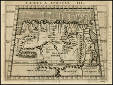 Egypt and North Africa Map By Giovanni Antonio Magini