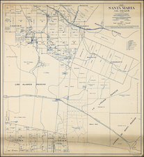 California Map By Cal. State Mining Bureau Dept. of Petroleum & Gas 