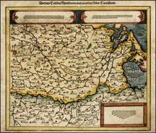 Netherlands and Germany Map By Sebastian Munster