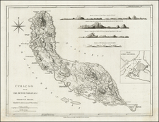 Caribbean Map By Richard Holmes Laurie  &  James Whittle