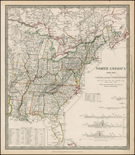 United States and Canada Map By SDUK