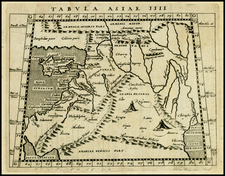 Other Islands, Middle East, Holy Land and Turkey & Asia Minor Map By Giovanni Antonio Magini