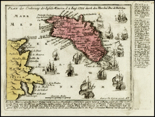 Spain and Balearic Islands Map By Christian Friedrich von der Heiden