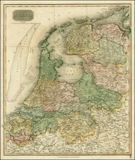 Netherlands Map By John Thomson