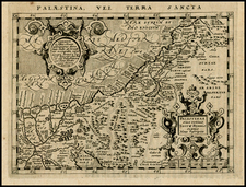 Holy Land Map By Giovanni Antonio Magini