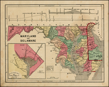 Mid-Atlantic Map By Sidney Morse