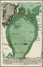 Poland, Baltic Countries, Scandinavia and Germany Map By Christian Friedrich von der Heiden