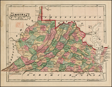 Southeast Map By Sidney Morse