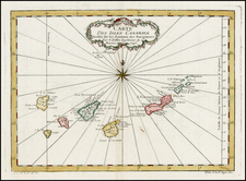 Portugal Map By Jacques Nicolas Bellin