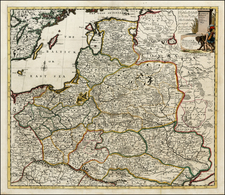 Poland and Baltic Countries Map By John Senex