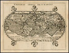 World and World Map By Giovanni Antonio Magini