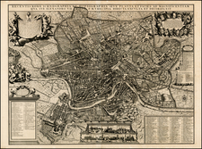 Italy Map By Johannes Covens  &  Cornelis Mortier