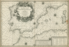 France, Italy, Spain and Balearic Islands Map By Laurent Bremond - Henri Michelot